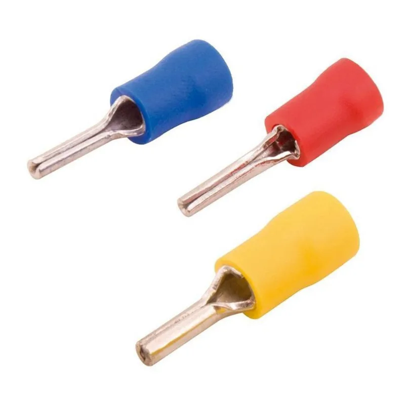 Terminal Elétrico Tipo Pino / Agulha Pré Isolado Kit 300Pçs