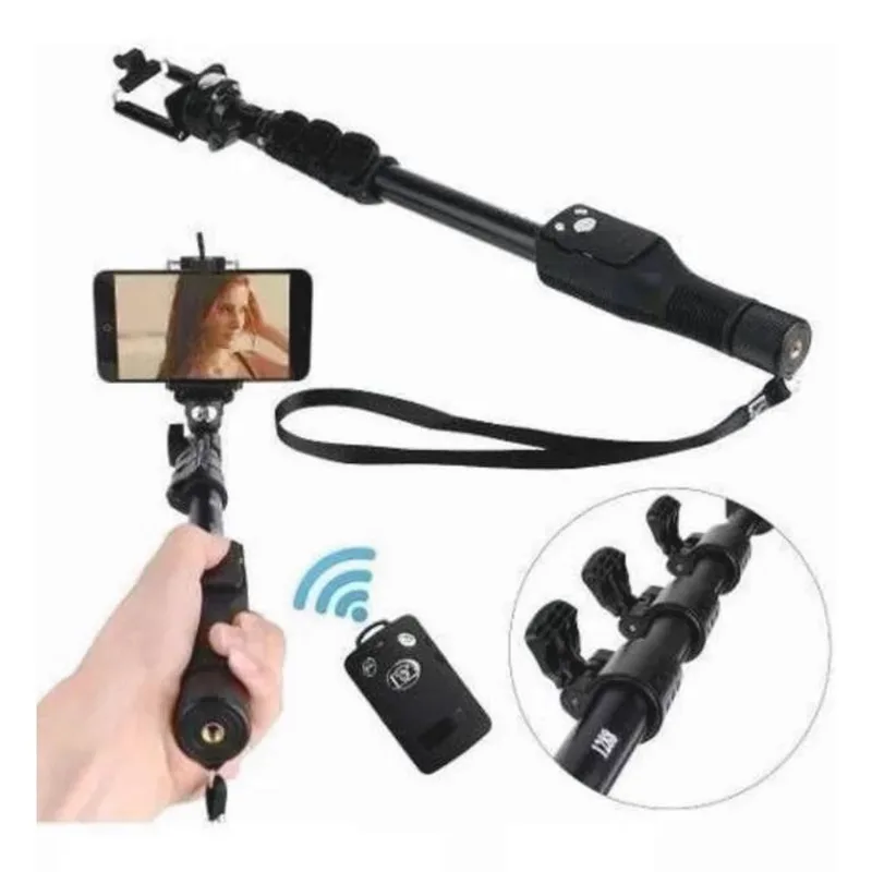 Pau De Selfie Com Controle Remoto Para Smartphone De Viagem