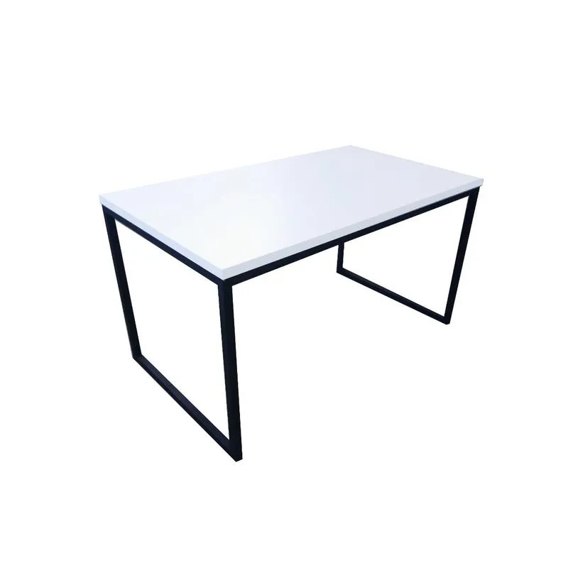 Mesa 135X79 Preto com Branco - M13579PTOBCO