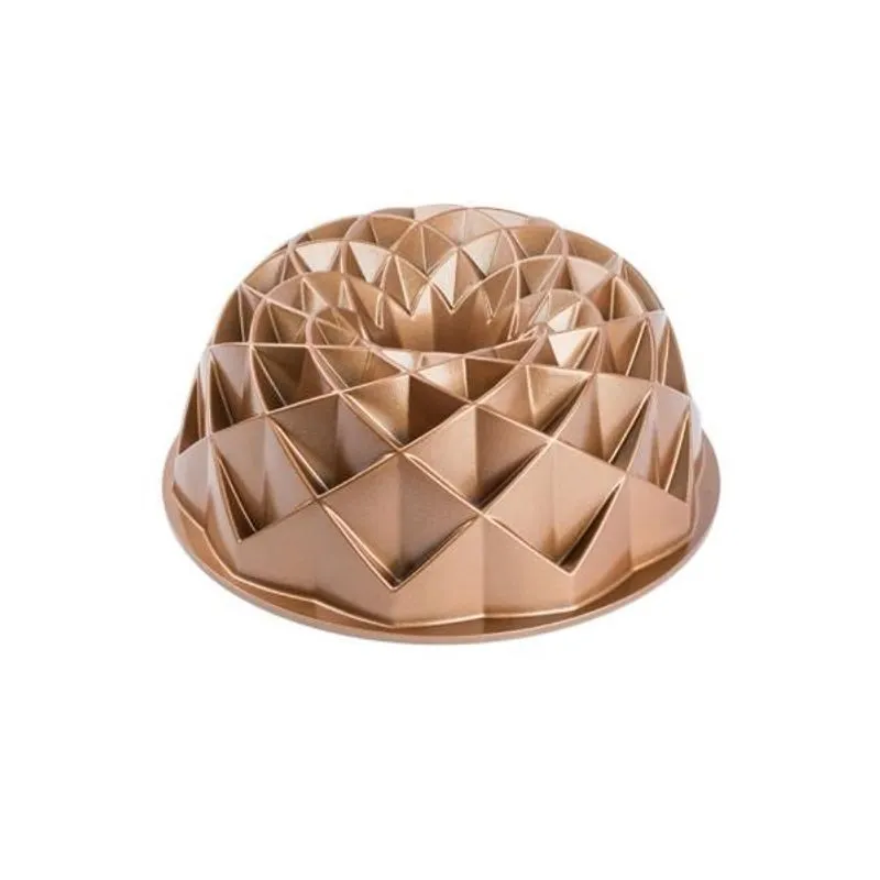 Forma para bolo alumínio Marissa Lounina Pandora 24x10cm cobre