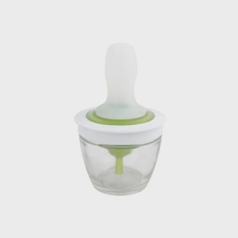 Pincel com dosador em silicone Hudson Home 250ml verde