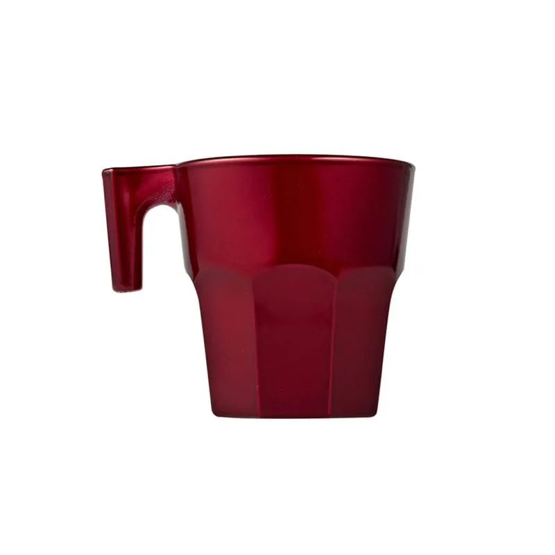 Pasabahçe Xícara De Café Casablanca Em Vidro 70ml Pasabahçe Vermelho