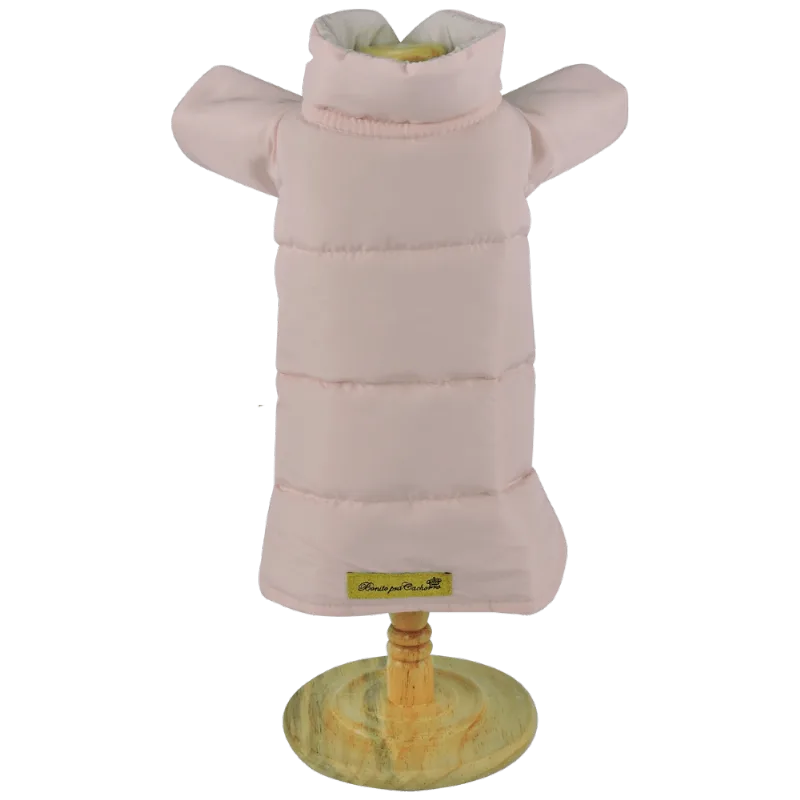 Jaqueta Dupla Face Nylon Rosa Bebê P
