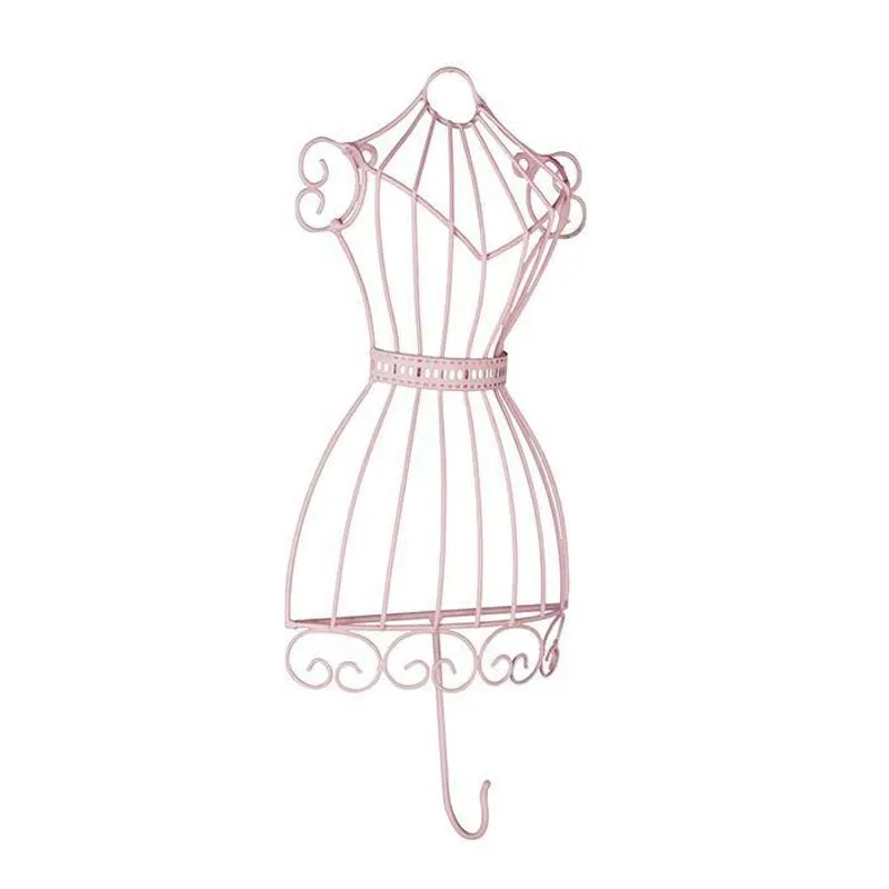 Gancho Em Forma De Vestido Rosa