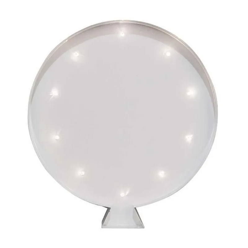 Luminária De Parede Balão Branco A Pilha
