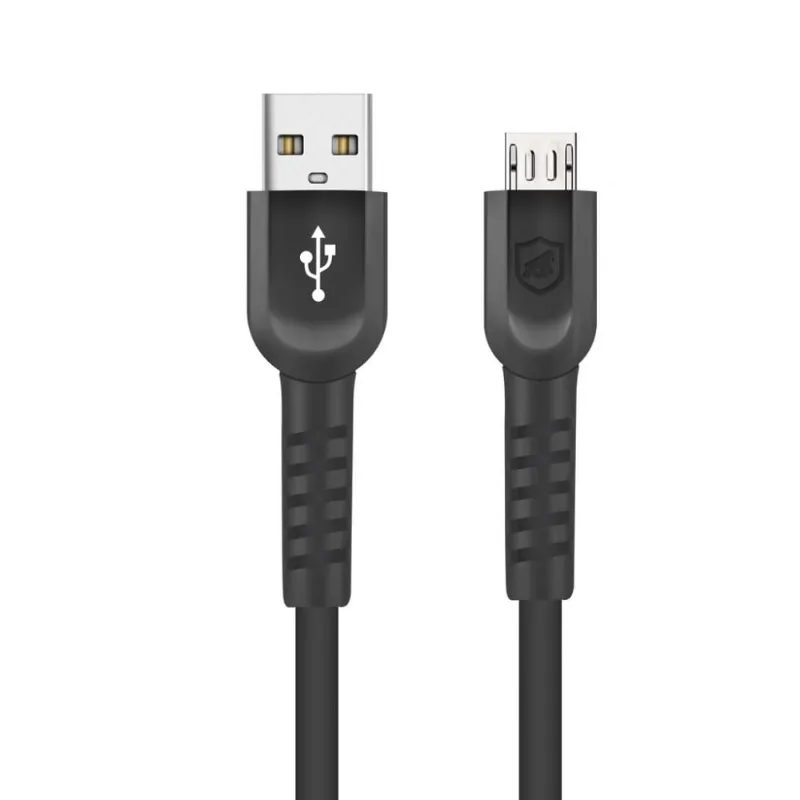 Cabo Dual Shock Micro USB V8 Preto - 1,2m - GShield - Gshield