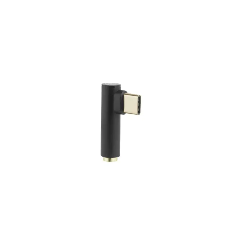 Adaptador - P2 > USB Type-C - GSHIELD - 8Z4YDNH8T (Preto) - Gshield