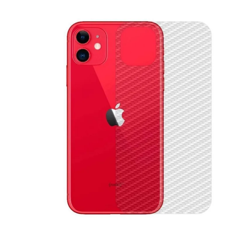 Película Traseira De Fibra De Carbono Transparente Para Iphone 11 - Gshield