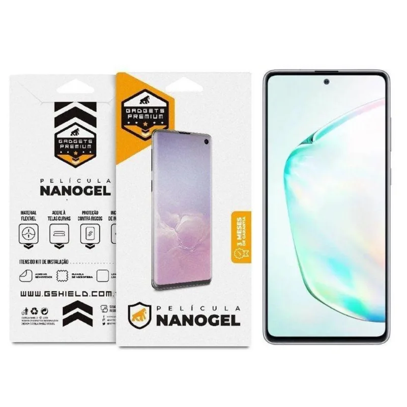 Película De Nano Gel Dupla Para Samsung Galaxy Note 10 - Gshield - Gshield