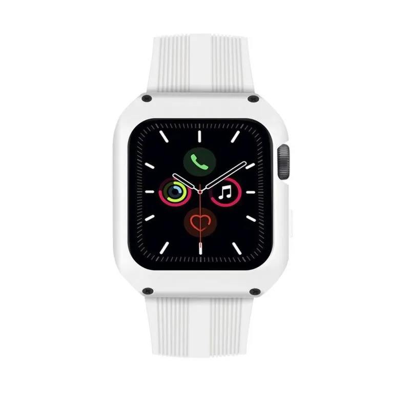Pulseira Dual Shock Para Apple Watch 42mm - Branca - Gshield - Gshield