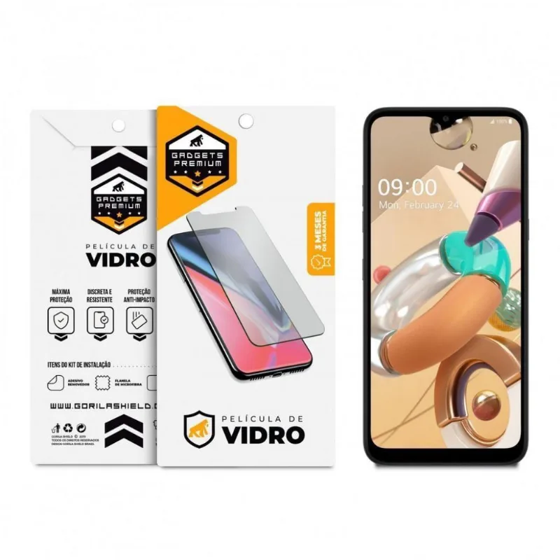 Película De Vidro Dupla Para Lg K41S - Gshield - Gshield