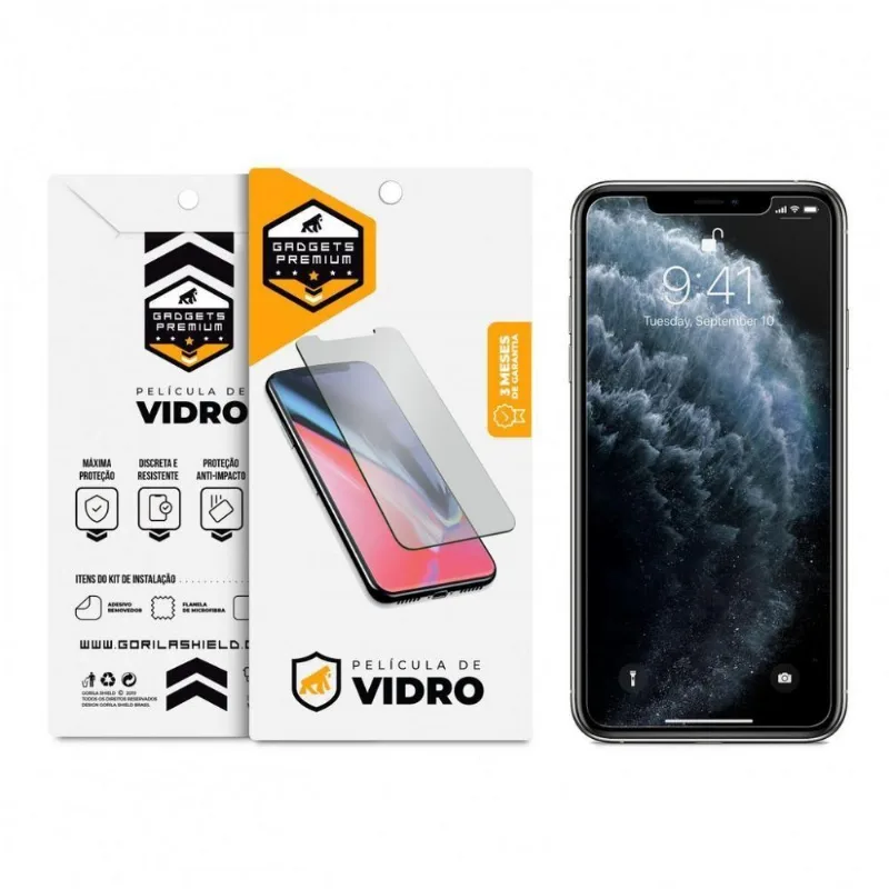 Película De Vidro Dupla Para Iphone 11 Pro Max - Gshield - Gshield