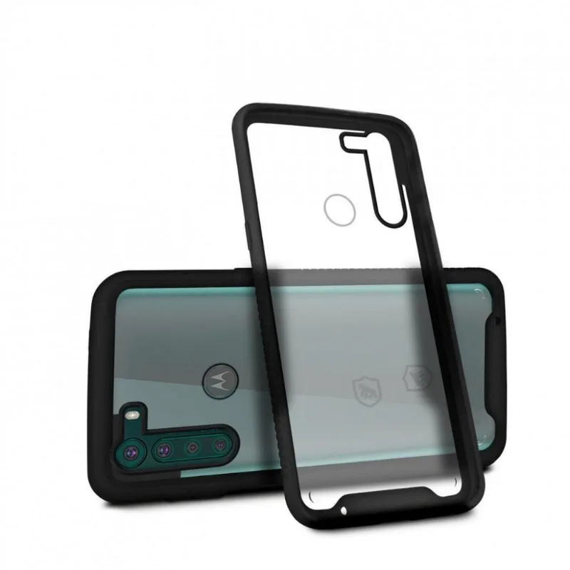 Capa Case Capinha Stronger Preta Para Motorola Moto One Fusion Plus - Gshield - Gshield