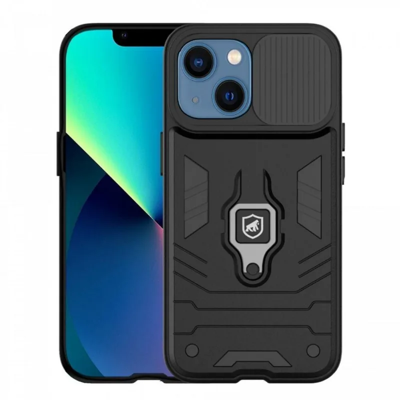 Capa Case Capinha Defender Black Para Iphone 13 - Gshield - Gshield