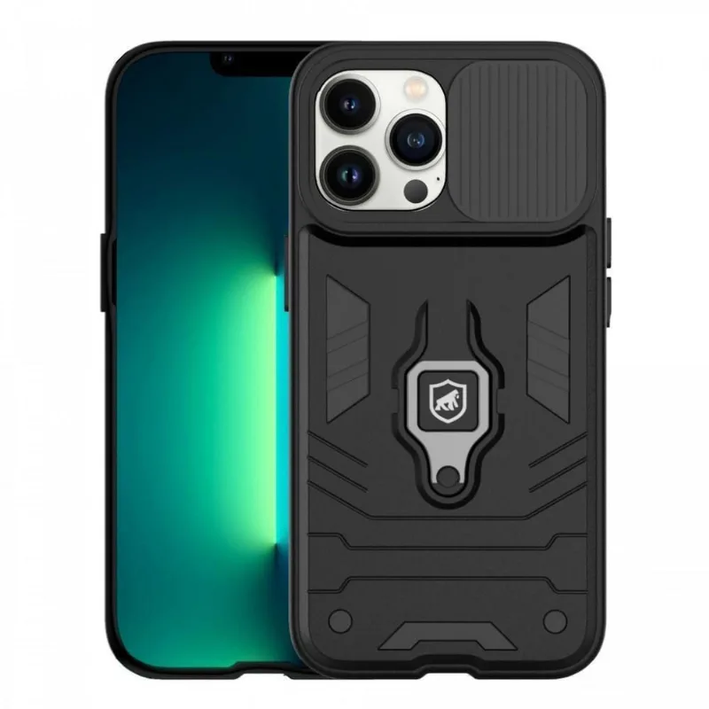 Capa Case Capinha Defender Black Para Iphone 13 Pro Max - Gshield - Gshield
