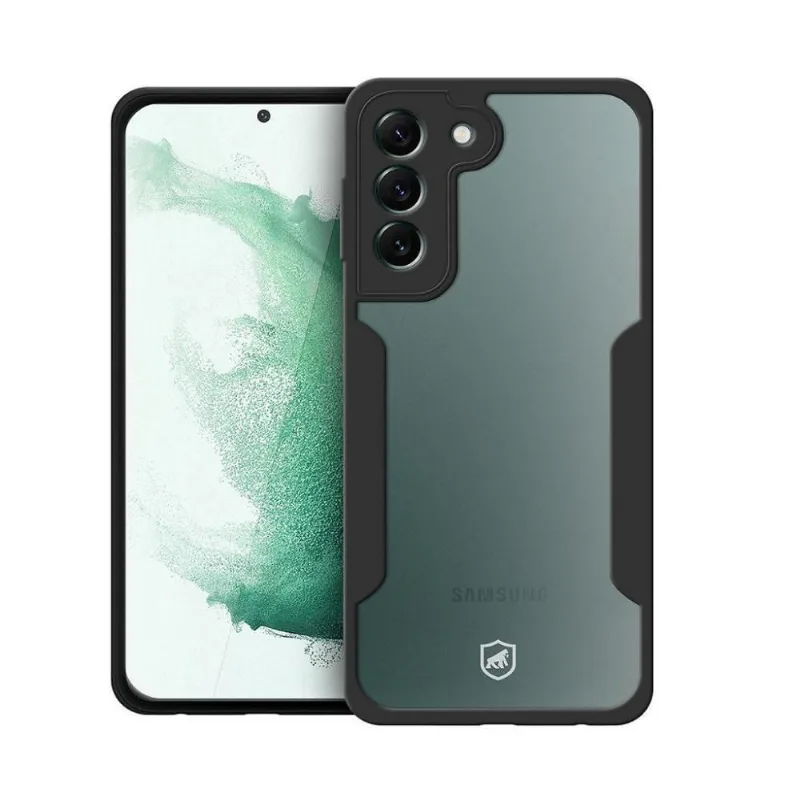 Capa 360 Para Samsung Galaxy S22 Plus - Preta -Frente E Verso- Gshield - Gshield