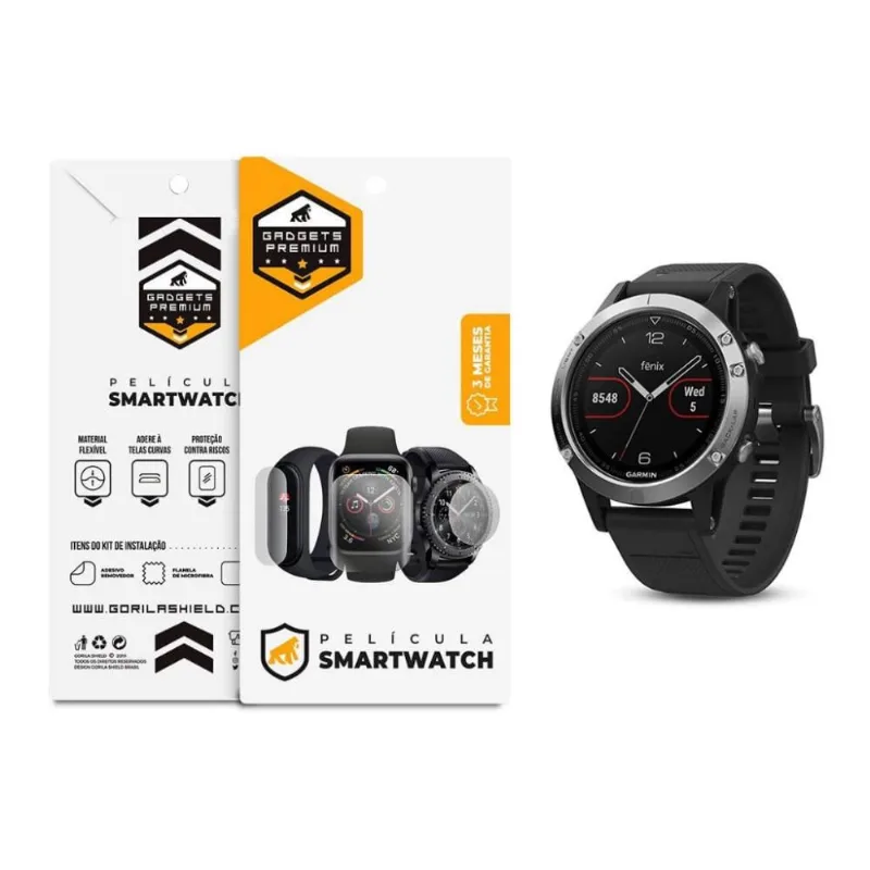 Película Hydrogel para Garmin Fenix 5 47MM - Gshield - Gshield