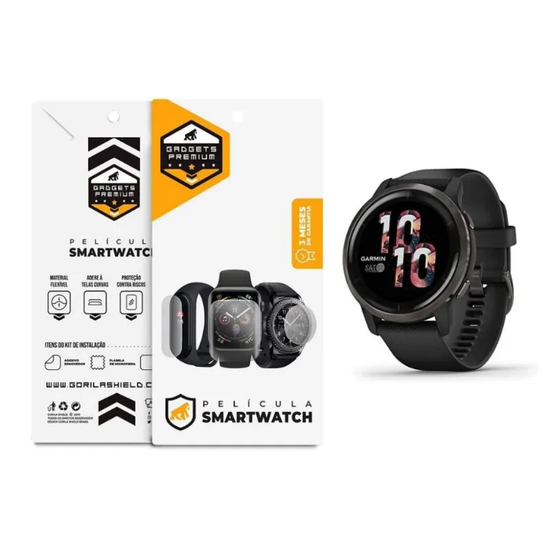Película Hydrogel para Garmin Venu 2 (45.4mm) - Gshield - Gshield