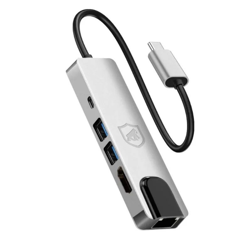 Adaptador Hub 5 em 1 HDMI para Tipo C - Gshield - Gshield