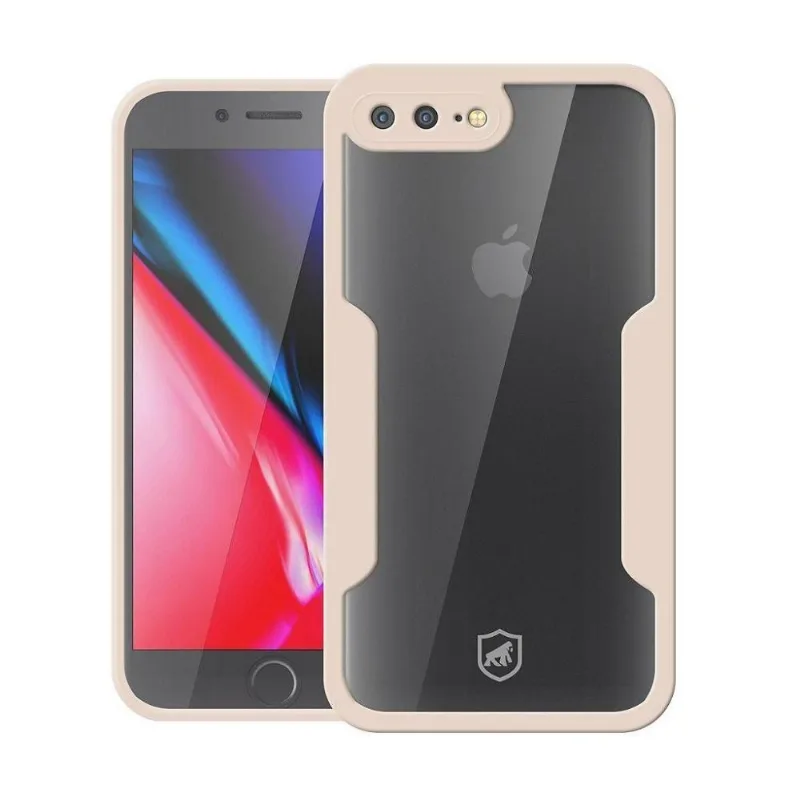 Capa 360 Para Iphone 7 Plus / 8 Plus - Rosa - Frente E Verso- Gshield - Gshield