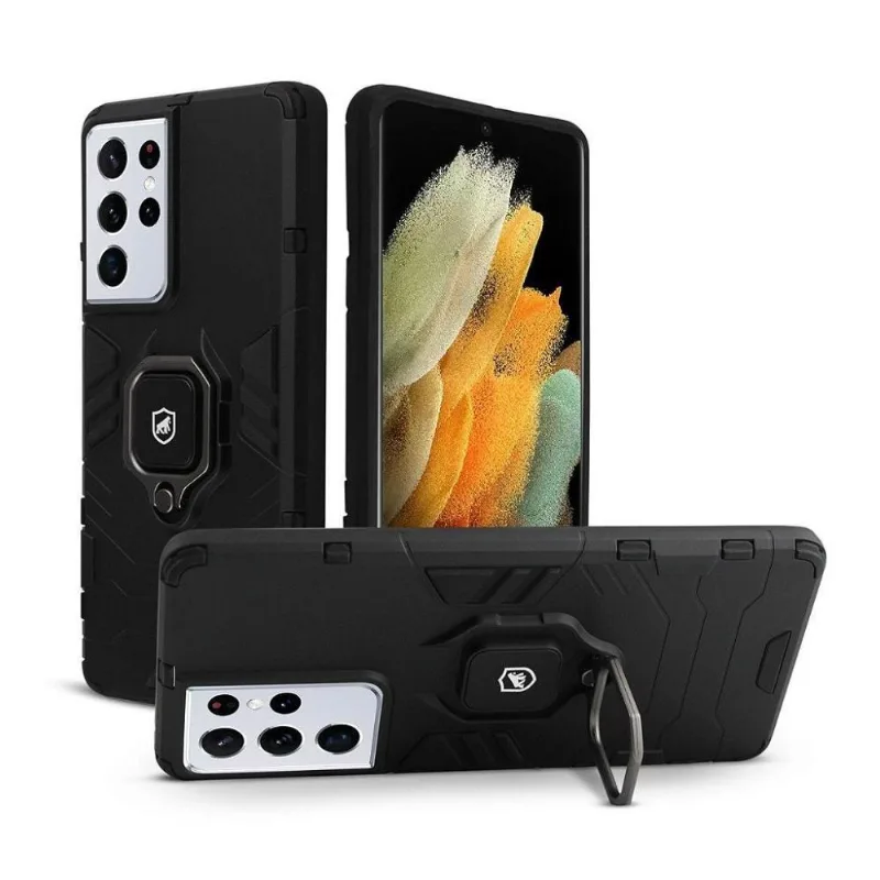 Capa Para Samsung Galaxy S21 Ultra - Defender Black -Gshield - Gshield