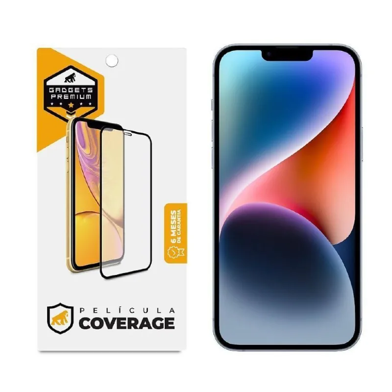 Película Para Iphone 14 Plus - Coverage 5D Pro Preta - Gshield - Gshield