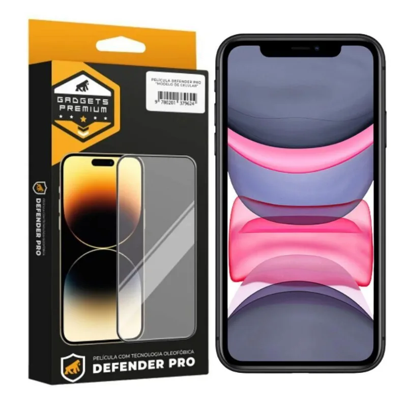 Película Para Iphone 11 - Defender Pro - Preta - Gshield - Gshield