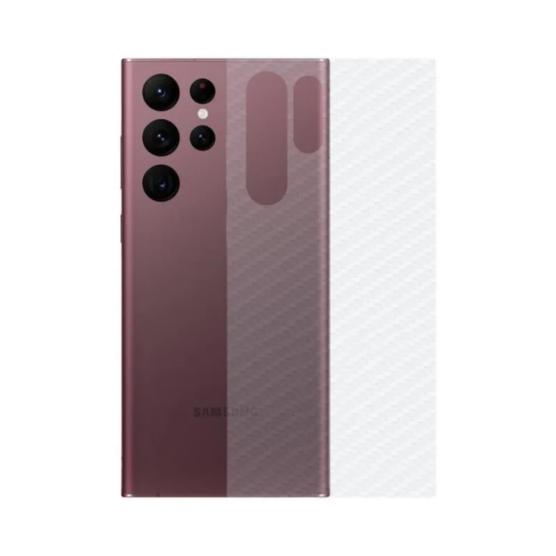 Película Para Samsung Galaxy S22 Ultra - Traseira De Fibra De Carbono - Gshield - Gshield