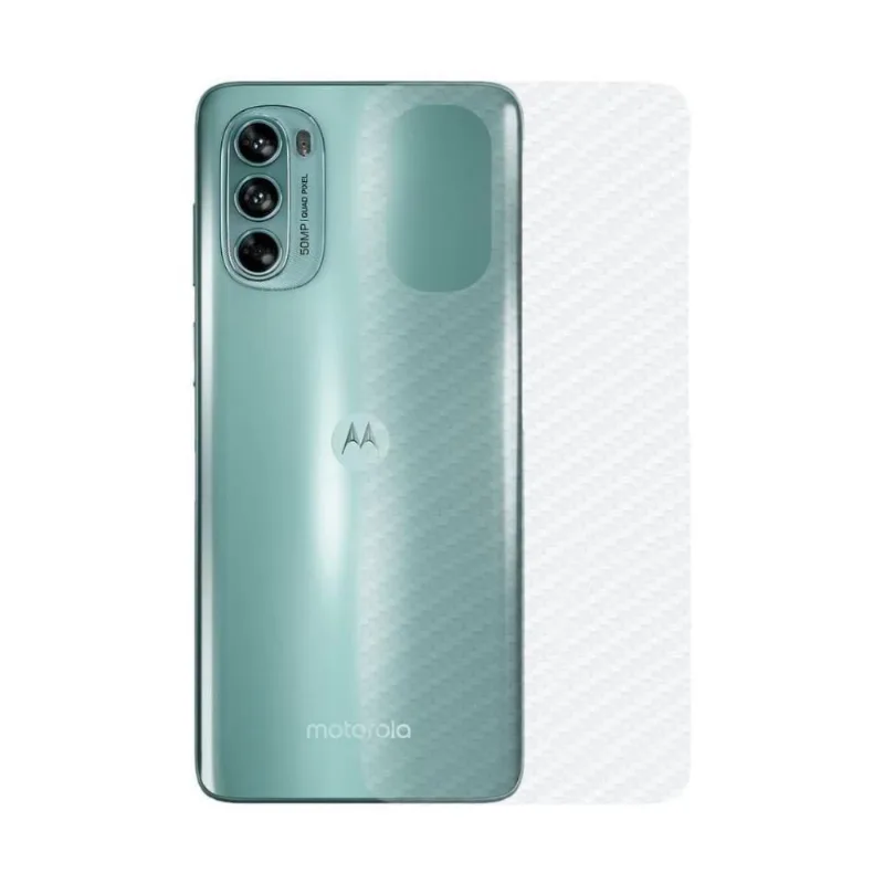 Película Para Motorola Moto G62 - Traseira De Fibra De Carbono - Gshield - Gshield