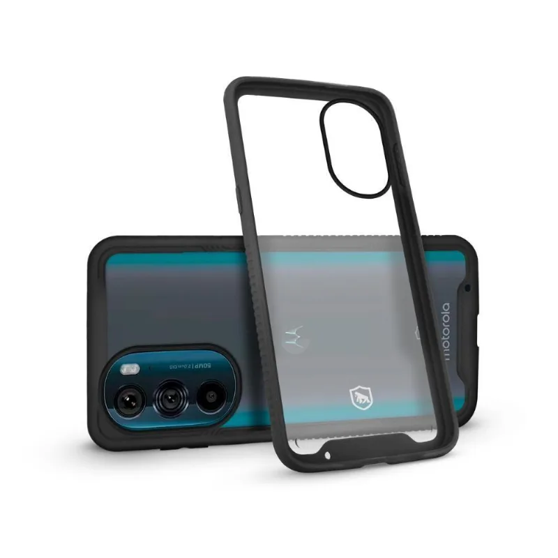 Capa Para Motorola Moto Edge 30 - Stronger Preta - Gshield - Gshield