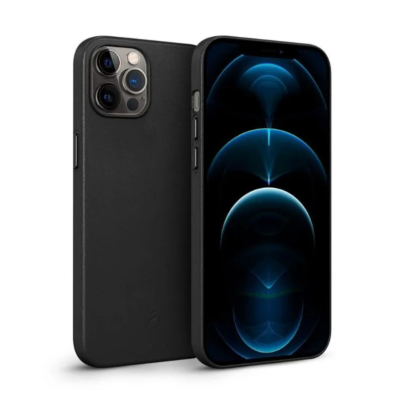 Capa Para Iphone 12 Pro - Couro Dual Preta - Gshield - Gshield