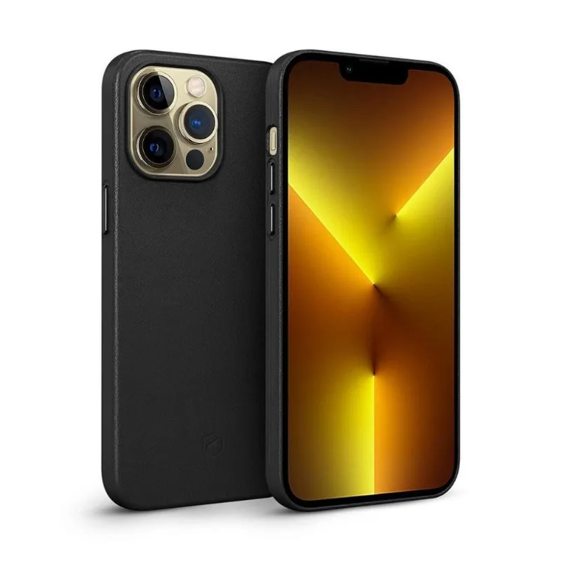 Capa Para Iphone 13 Pro Max - Couro Dual Preta - Gshield - Gshield