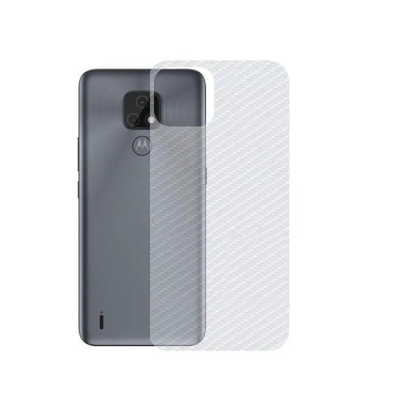 Película Para Motorola Moto E7 - Traseira De Fibra De Carbono - Gshield - Gshield
