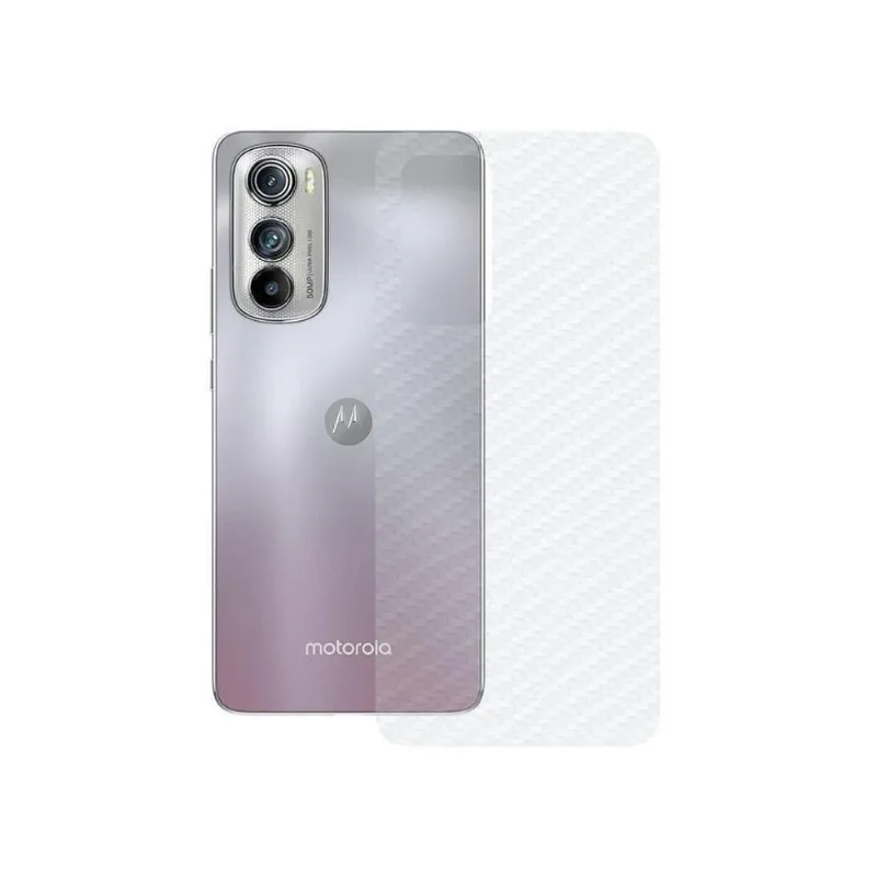 Película Para Motorola Moto E32 - Traseira De Fibra De Carbono - Gshield - Gshield