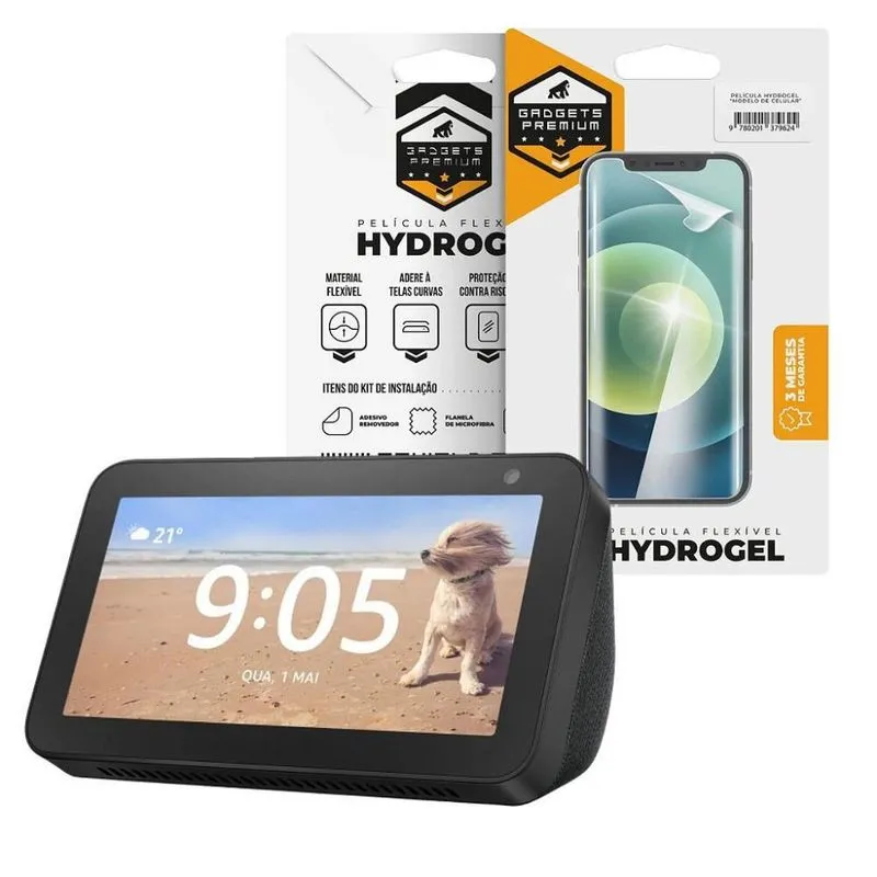 Película para Alexa Echo Show 5 - 1° Geração 5,5 - Hydrogel HD - Gshield - Gshield