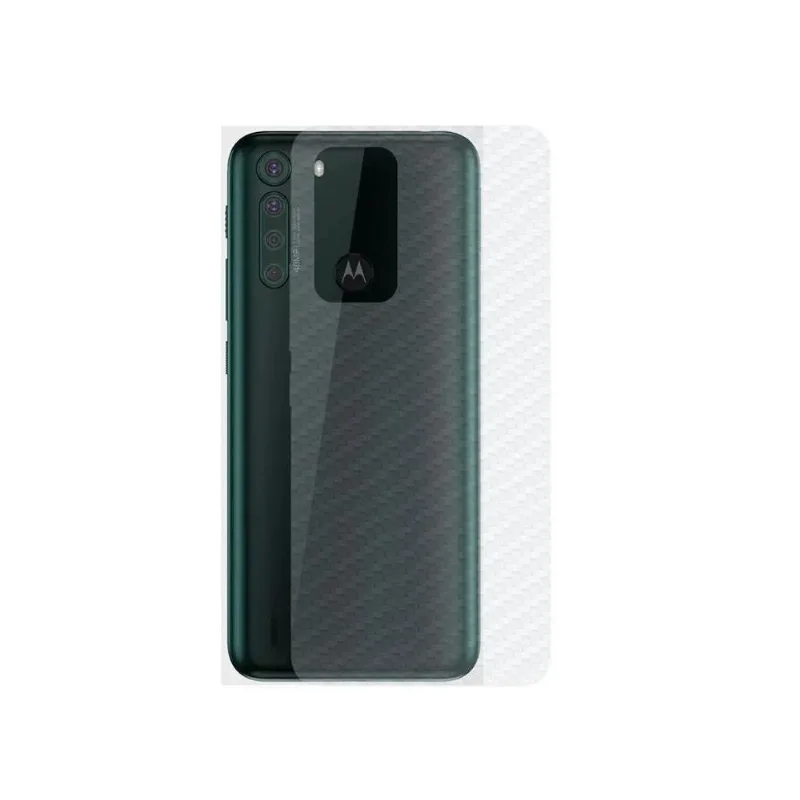 Película Para Motorola Moto One Fusion Plus - Traseira De Fibra De Carbono - Gshield - Gshield
