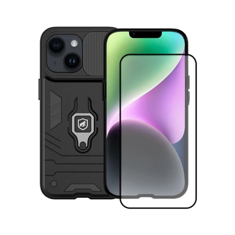 Capa Defender E Pelicula Coverage Paraiphone14Promax-Gshield - Gshield