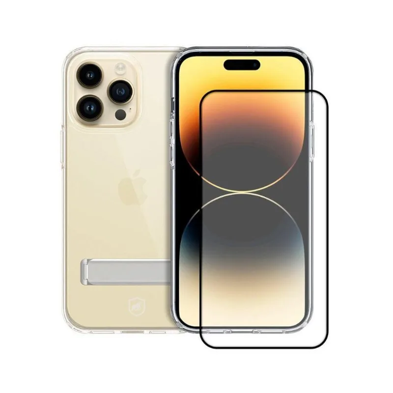Capa Slim Fit E Pelicula Coverage Iphone 14 Pro Max -Gshield - Gshield