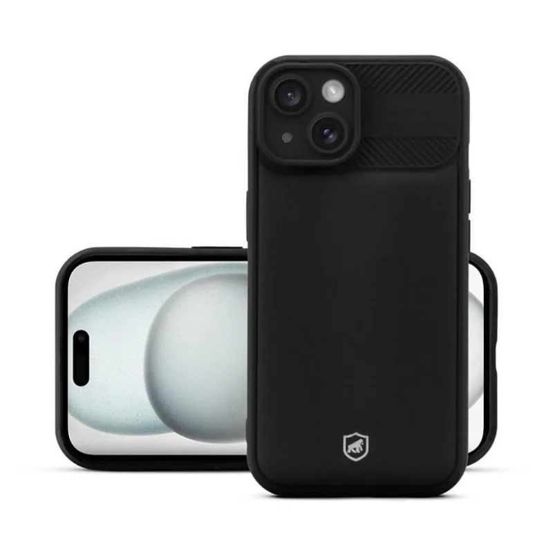 Capa Para Iphone 15 - Symetric Preta - Gshield - Gshield