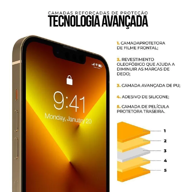 Película Para Nokia G11 Plus - Traseira Hydrogel Hd- Gshield