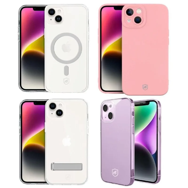 Combo 4 Em 1 - Capas Para Iphone 14 Plus - Gshield - Gshield