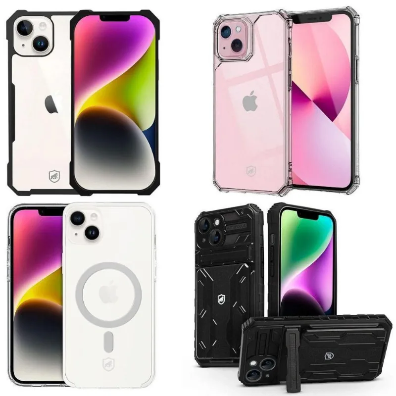 Combo 4 Em 1 - Capas Para Iphone 14 Plus - Gshield - Gshield