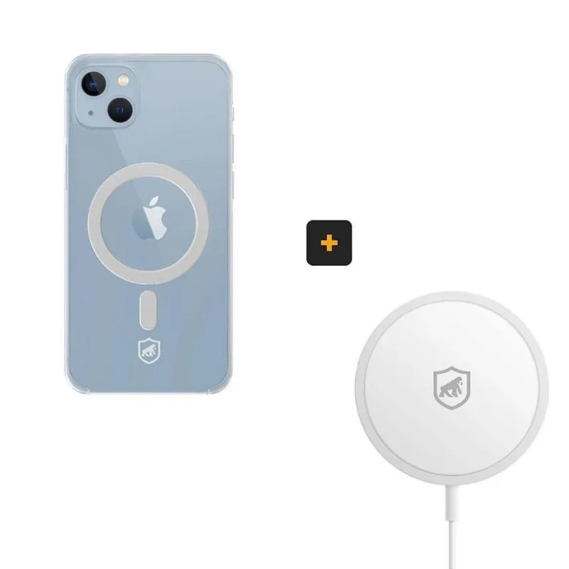 Kit Magsafe - Carregador E Capa Para Iphone 14 - Gshield - Gshield