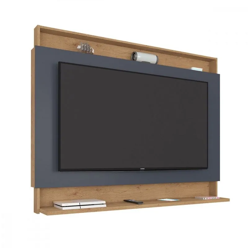 Painel para TV Madri New até 60 Polegadas 1 Prateleira Atualle Móveis