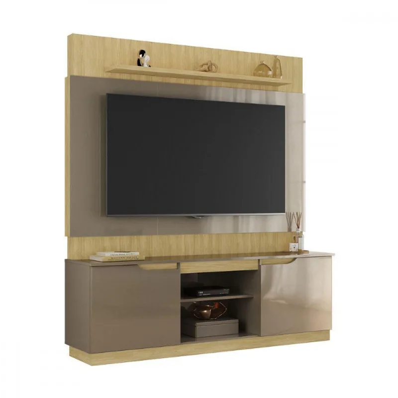 Estante Torino Para Tv 70 Polegadas Madeirado Reflecta Flex Wood Madeirado E Reflecta