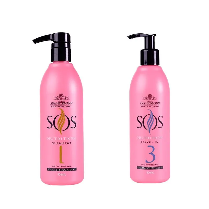 Kit 04 - 2 Itens s. O. S- Hidratação Capilar Ana Hickmann - Linha Hair