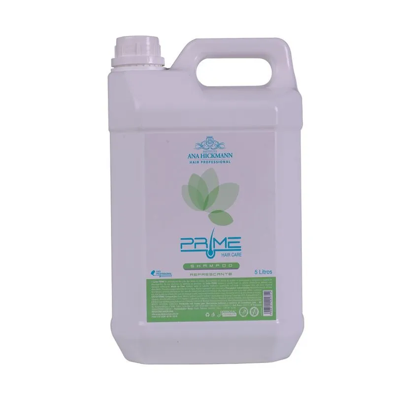 Shampoo Refrescante Ana Hickmann Profissional Prime 5 Litros - Linha hair