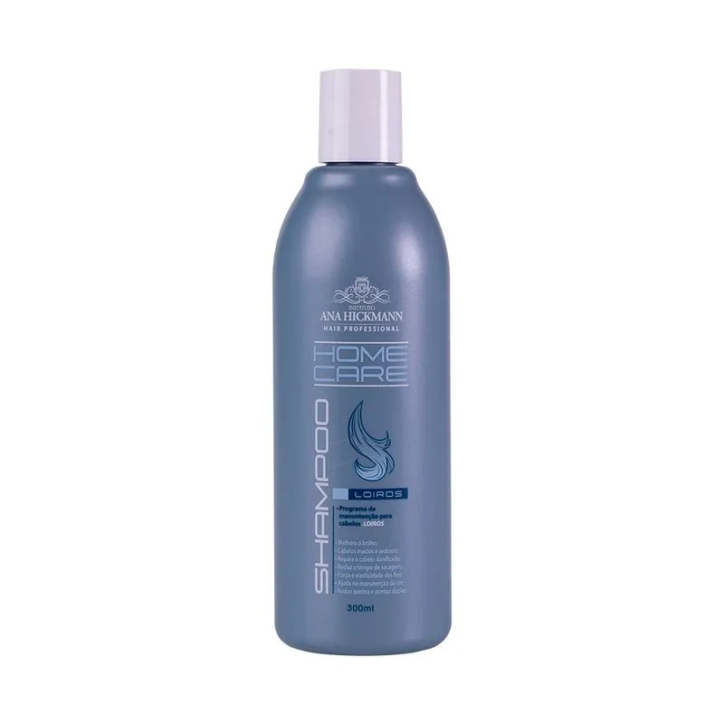 Shampoo Para Cabelos loiros Ana Hickmann - Linha Home Care