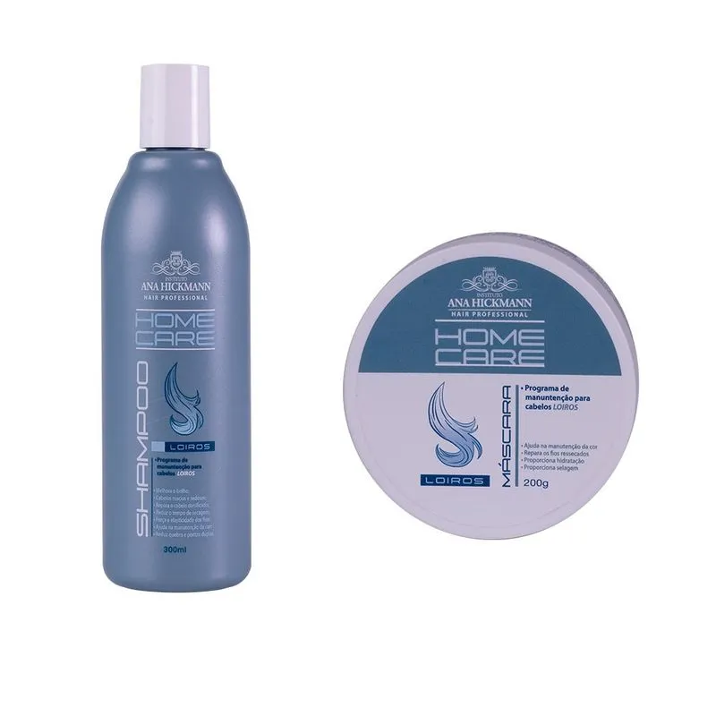 Kit 03 - 2 Itens Cabelos loiros - Ana Hickmann - Linha Home Care