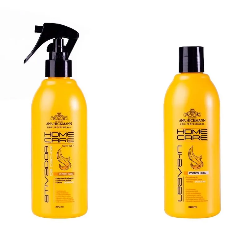 Kit 03 - 2 Itens Cabelos cacheados - Ana Hickmann - Linha Home Care
